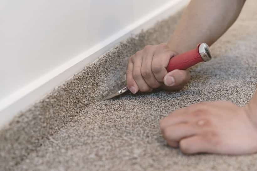 Someone adding new floor